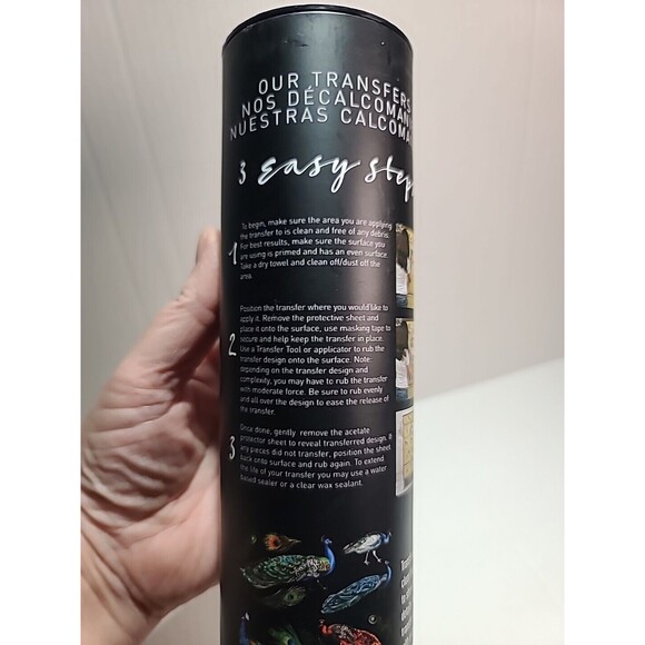 NEW Redesign Peacock Dreams Furniture Transfer Boho Peacock RETIRED - Picture 7 of 7